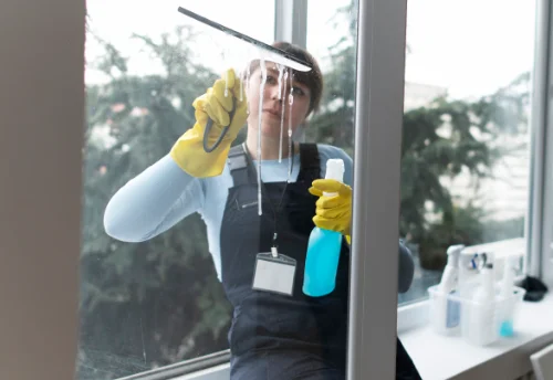 Nettoyage de vitres intérieures et extérieures à l'Horme